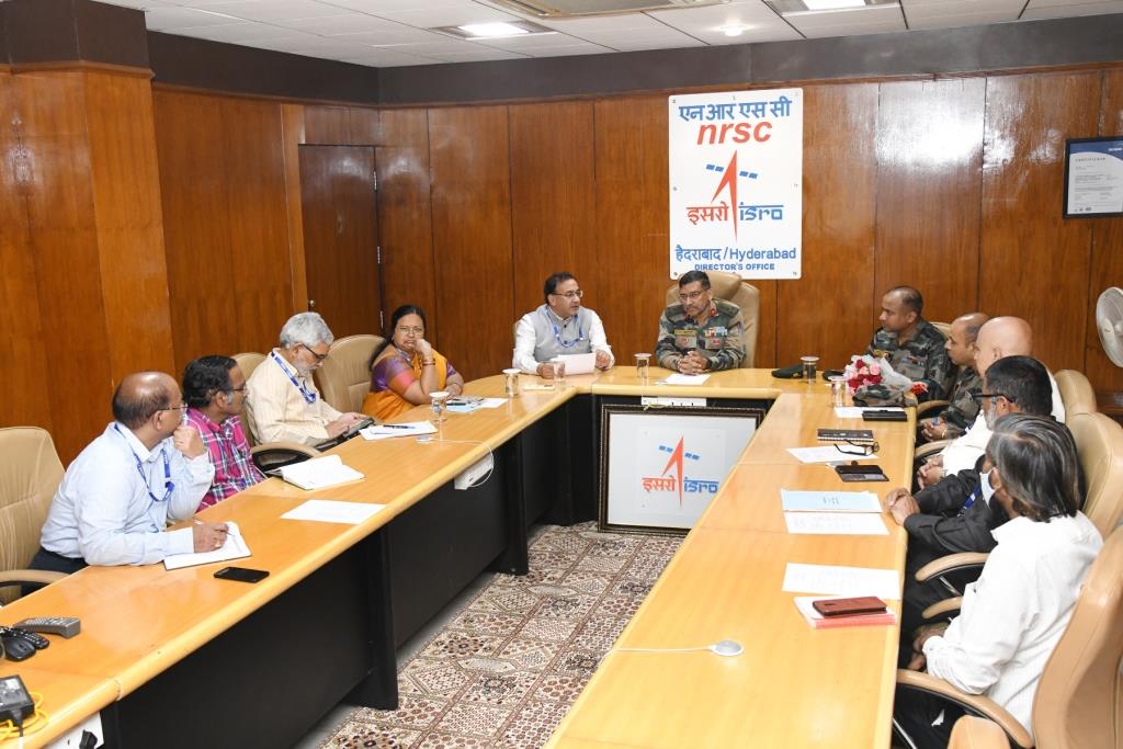 Brigadier Jaideep Chanda Visit to NRSC