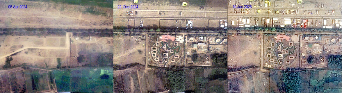 maha kumbh mela 2025 satellite images