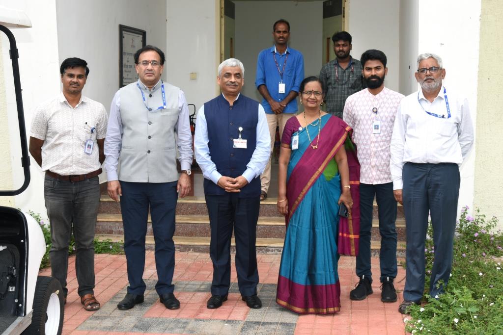 Visit of Shri Sanjay Chaubey,  Chairman and Managing Director ECIL, Hyderabad