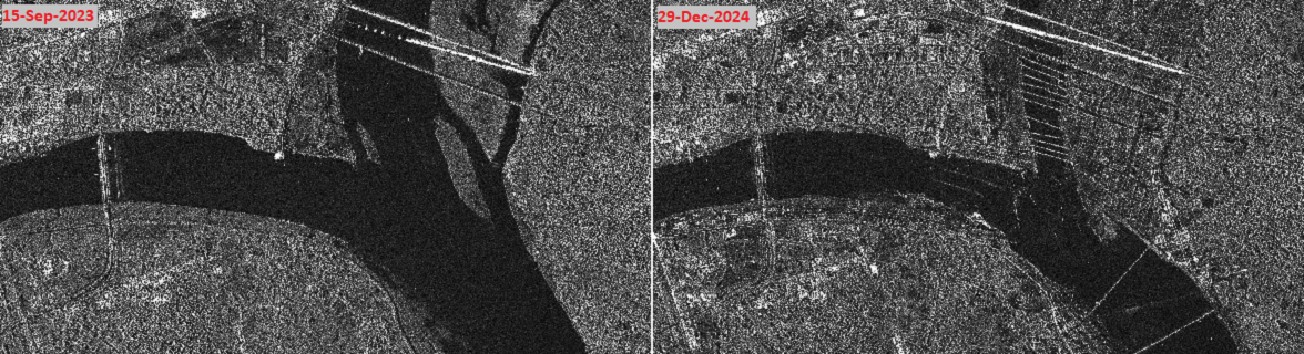 maha kumbh mela 2025 satellite images