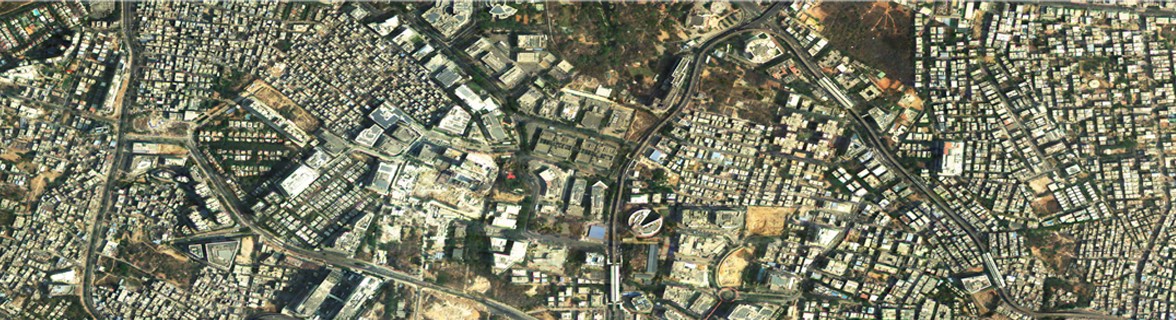 hyderabad City as viewed by Cartosat Satellite 3 , acquired on - 12.03.23tra acquired on 30-09-2022